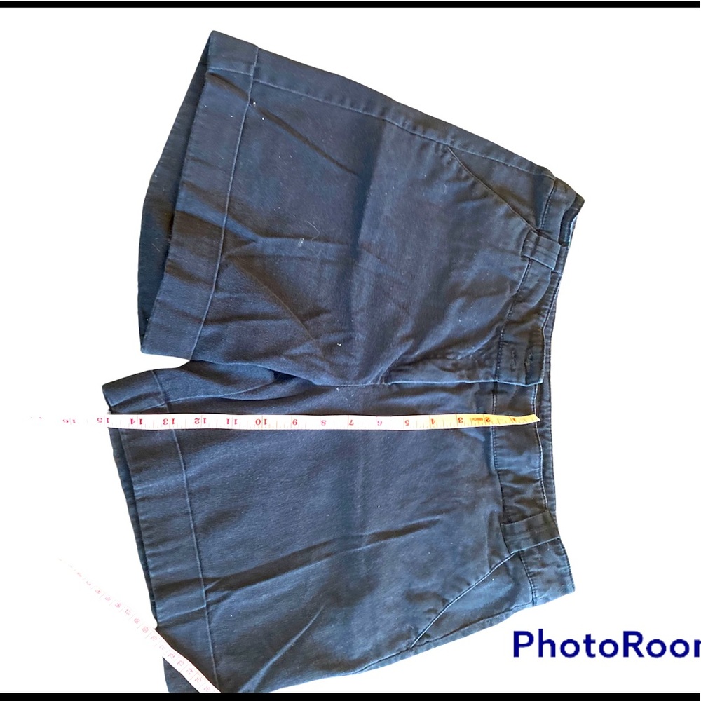 Larry Levine shorts navy cotton